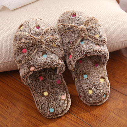 Beautiful Bow Slippers (Multiple Colors)