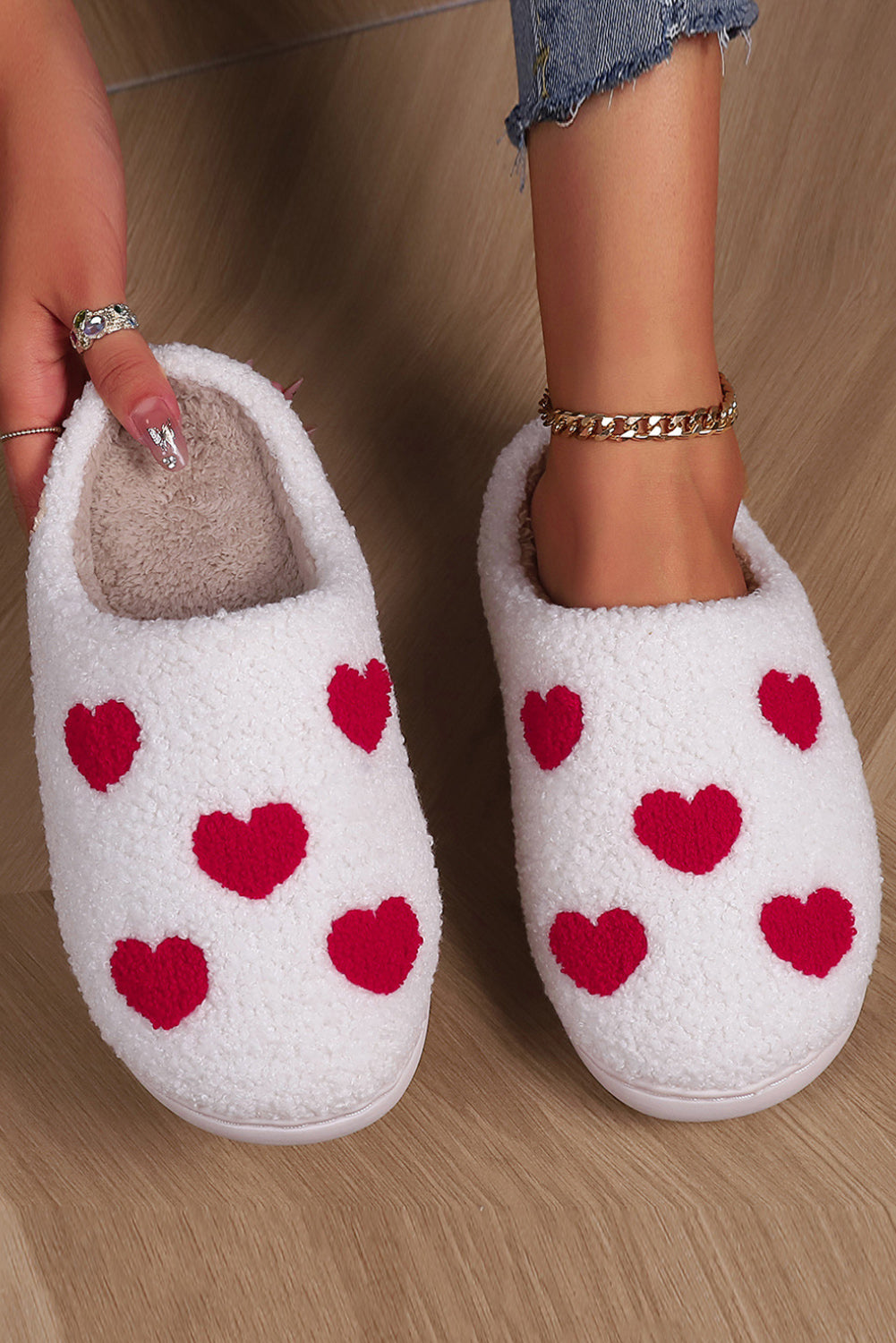 Beautiful Hearts Slippers