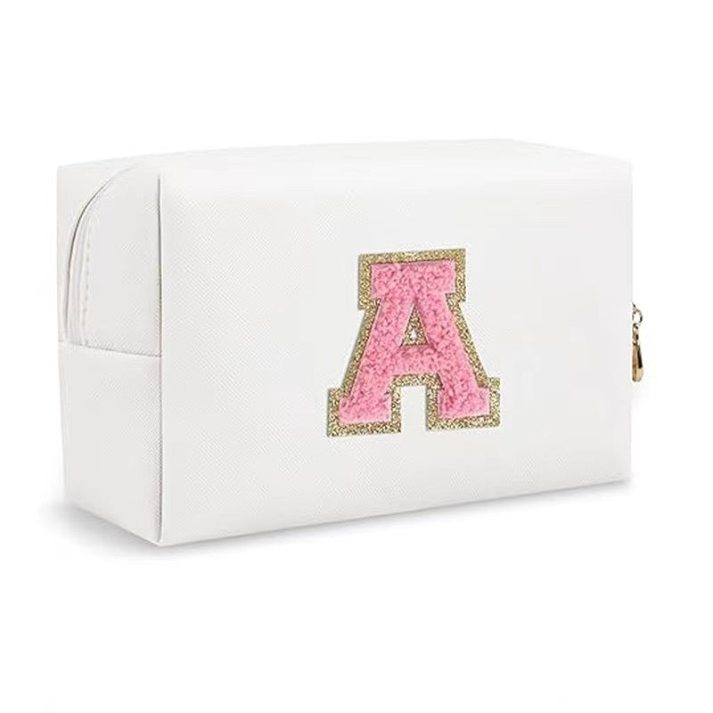 Beautiful Initial Makeup Bag