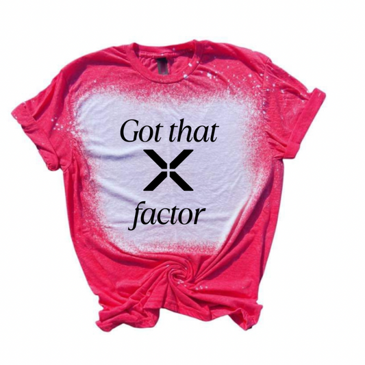 Got That X Factor (Red)