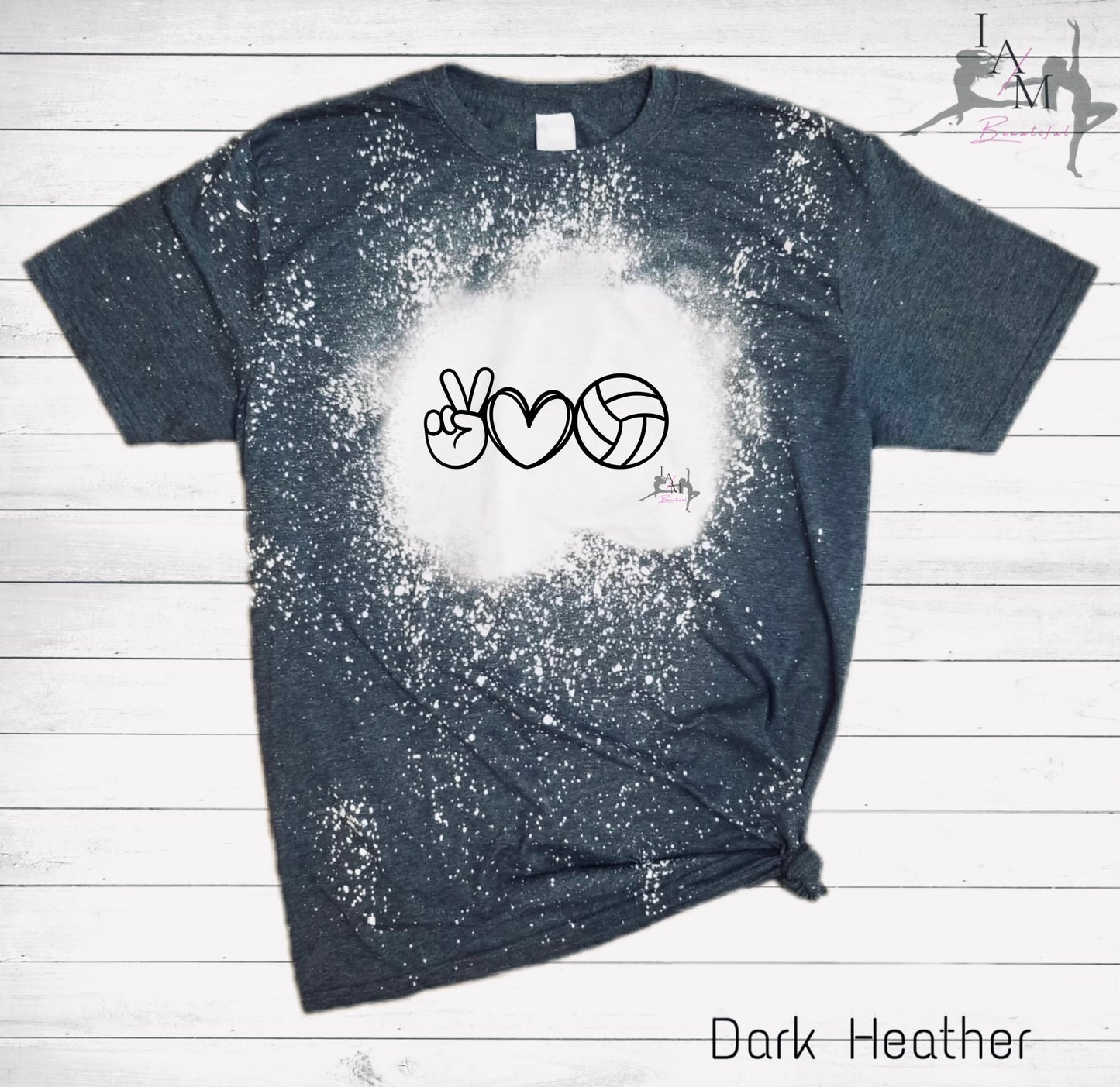 Peace Love Volleyball Tee
