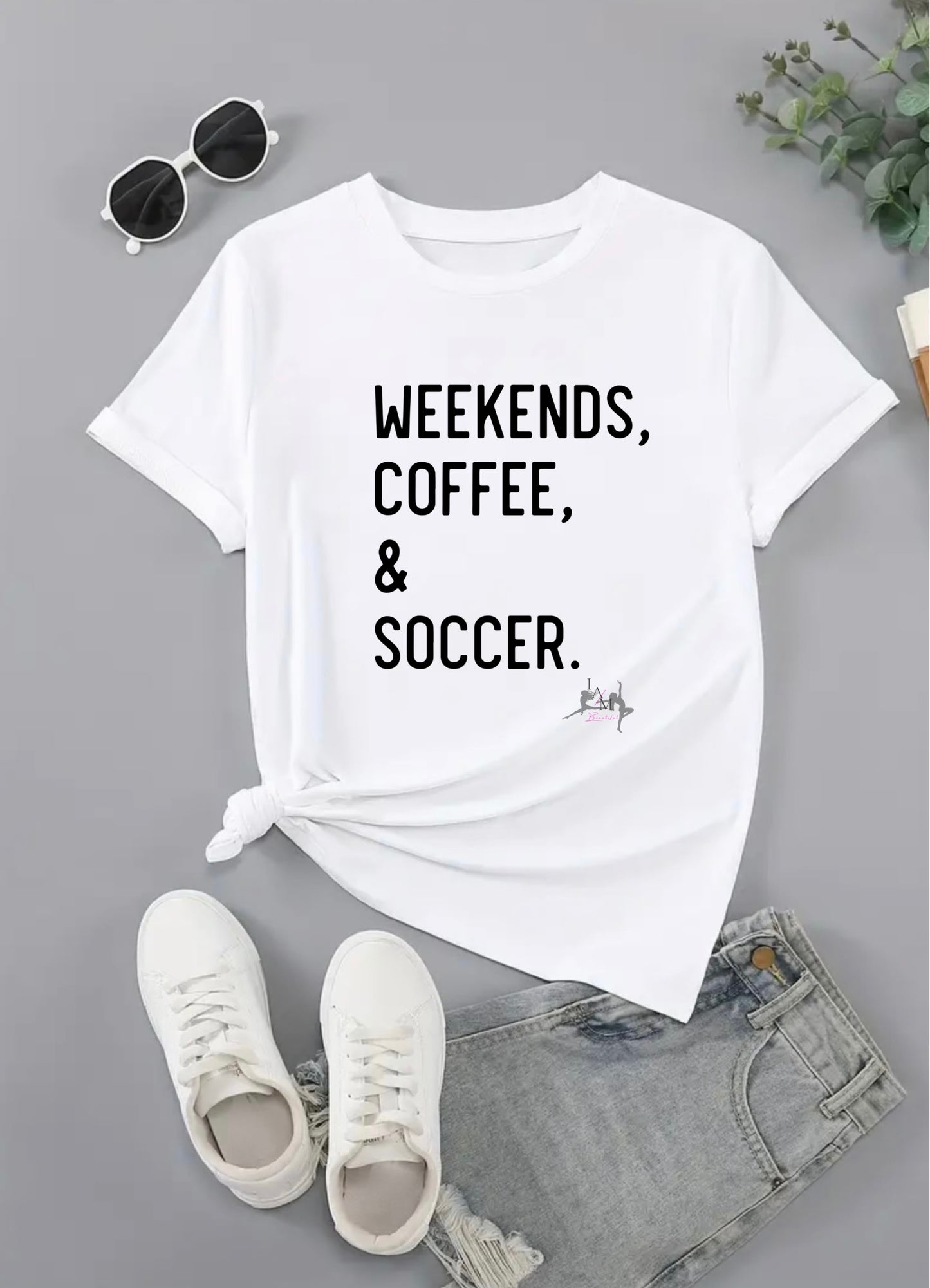 Coffee & Soccer Tee (multiple colors available)