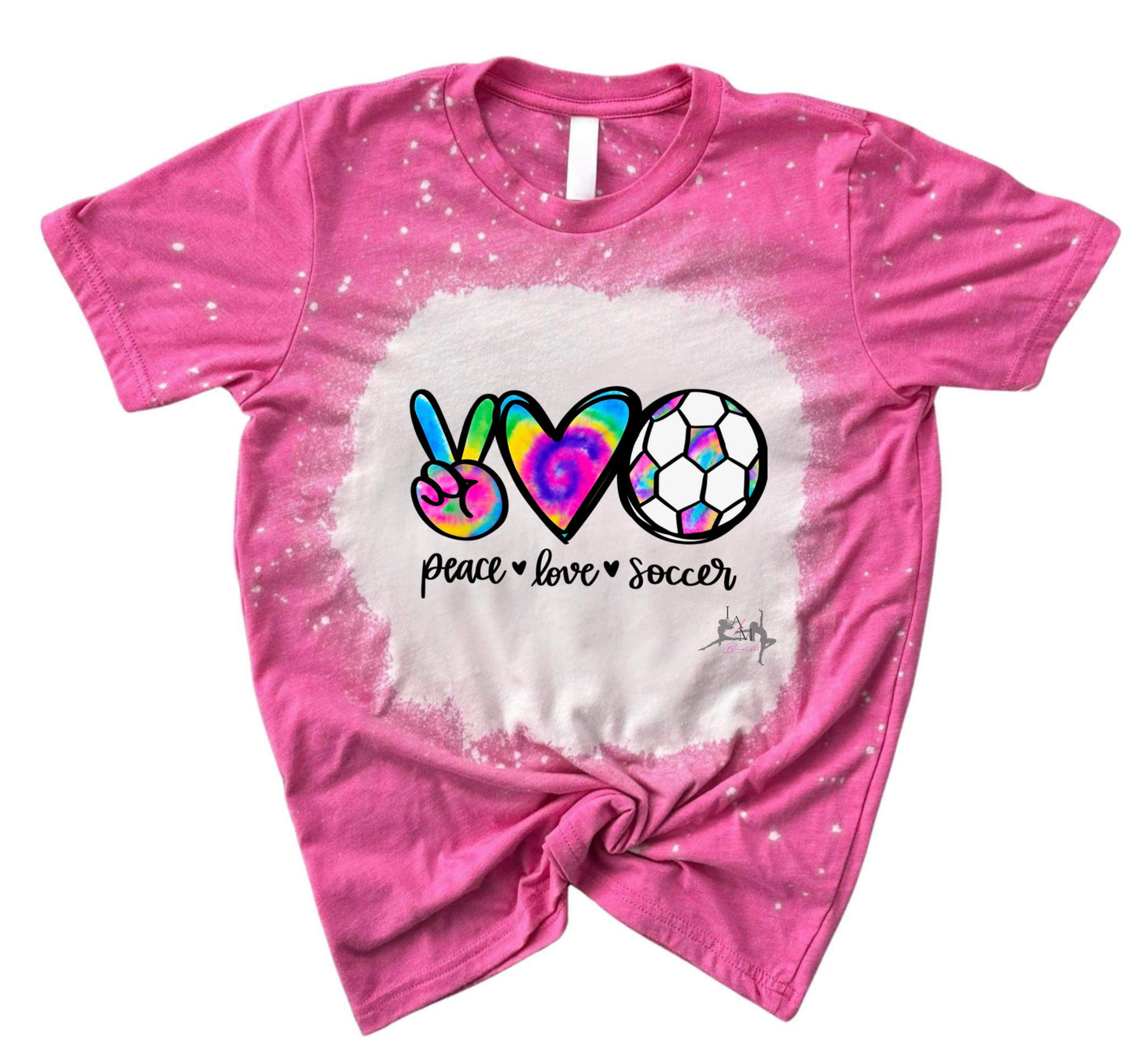 Peace Love Soccer Tee (Multiple colors available)