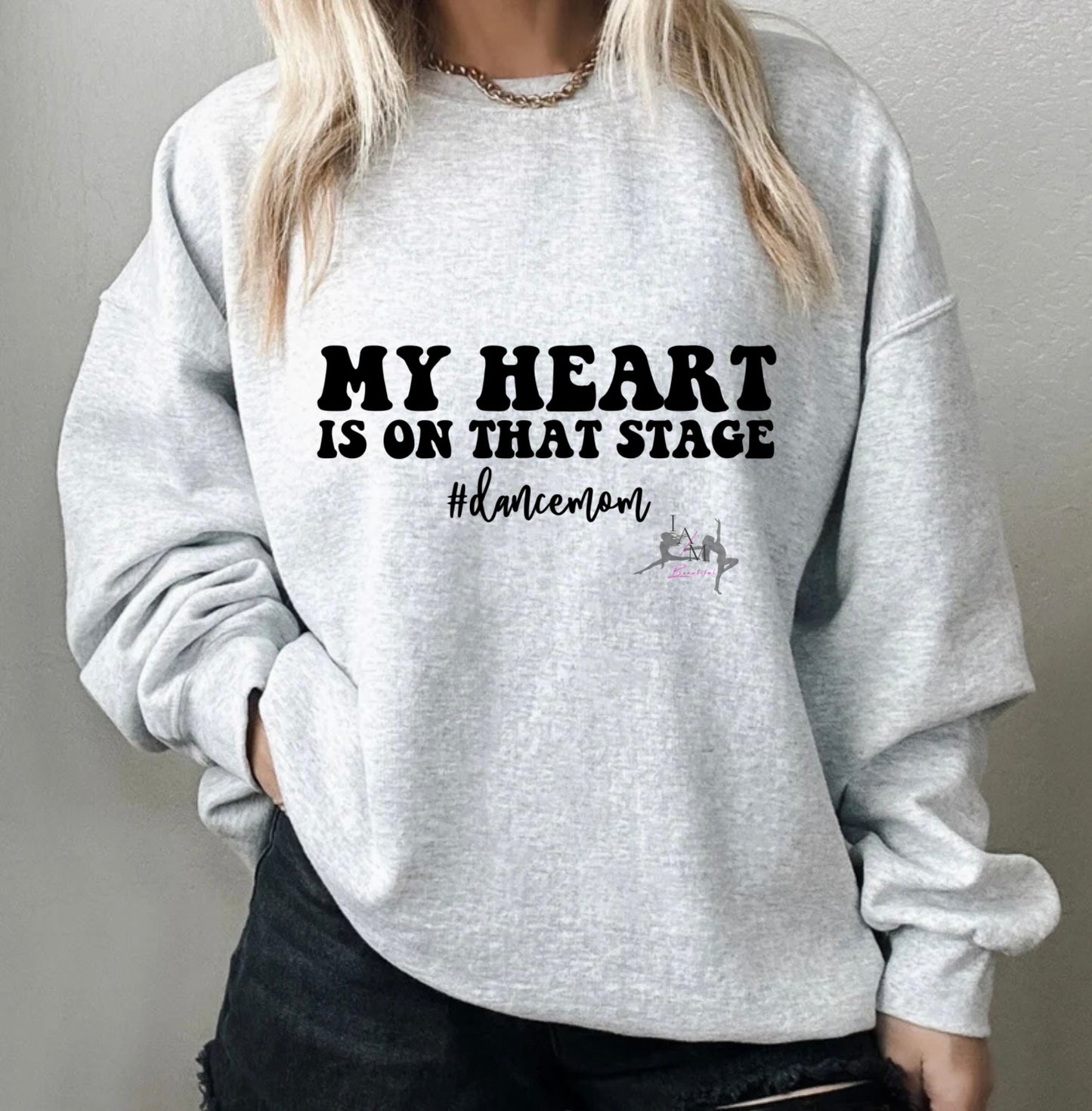 Heart on the stage sweatshirt
