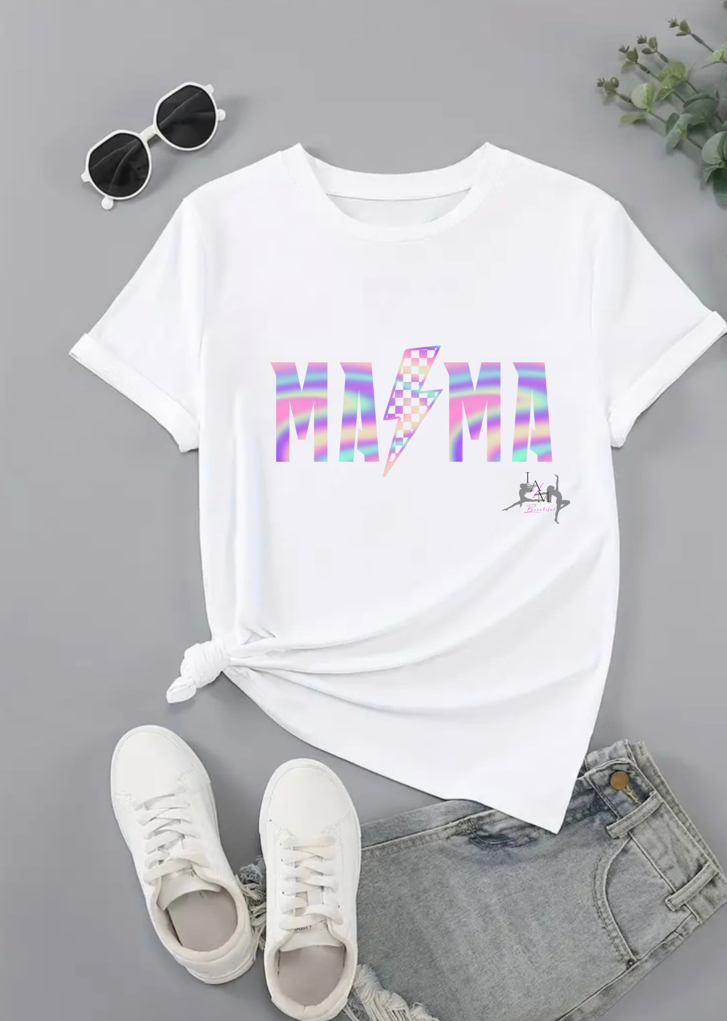 Mama Tee White
