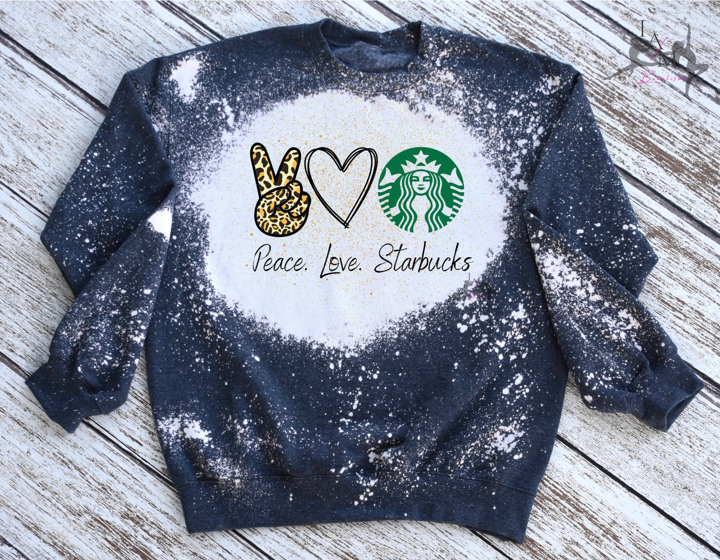 Peace Love Starbucks Sweatshirt