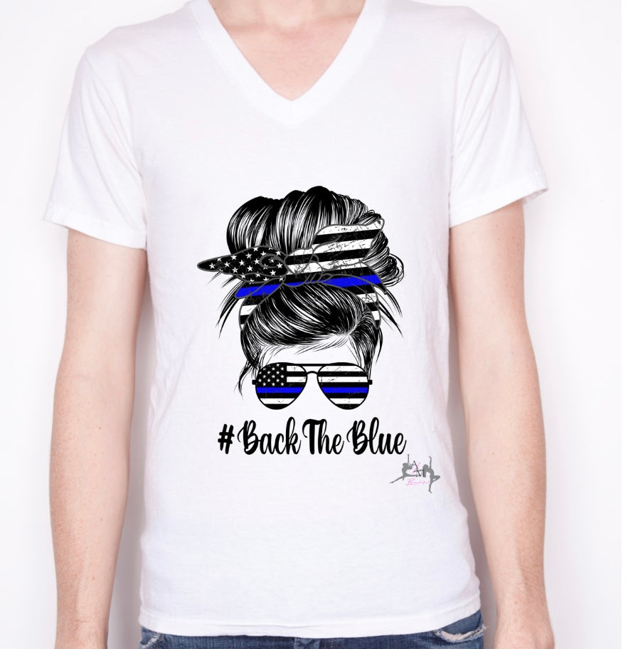 Back the Blue Girl