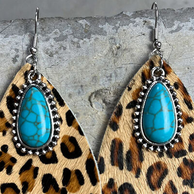 Turquoise Teardrop Earrings