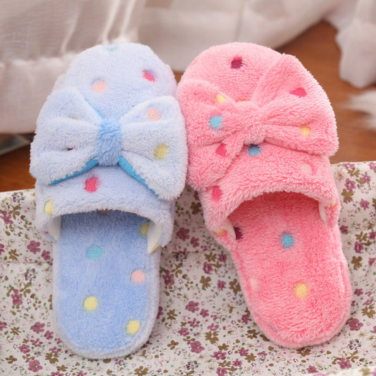 Beautiful Bow Slippers (Multiple Colors)