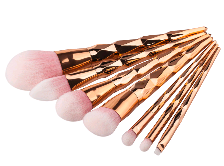 Beautiful Colored Makeup Brushes