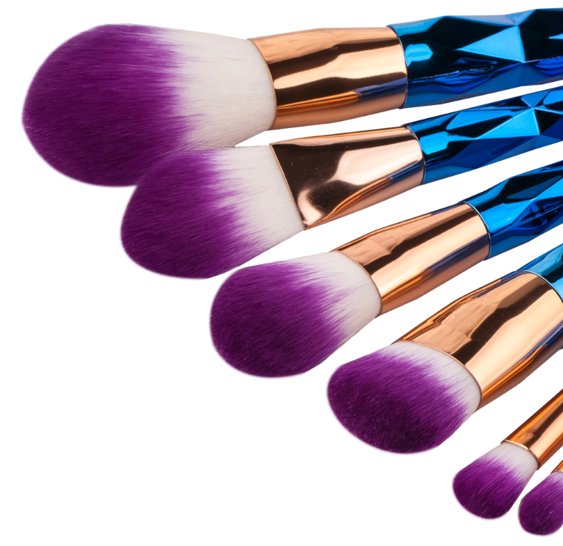 Beautiful Colored Makeup Brushes