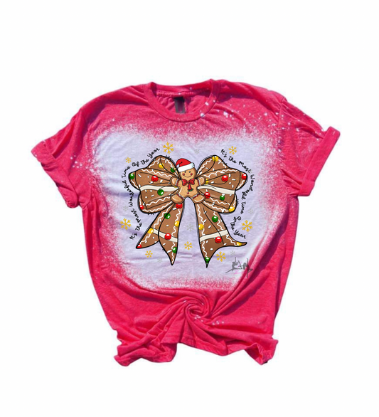 Christmas Bow Tee