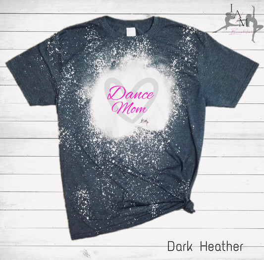 Dance Mom Grey Heart Tee