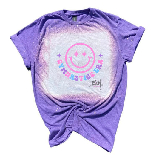 Gymnastics Era Smiley Tee (Purple)