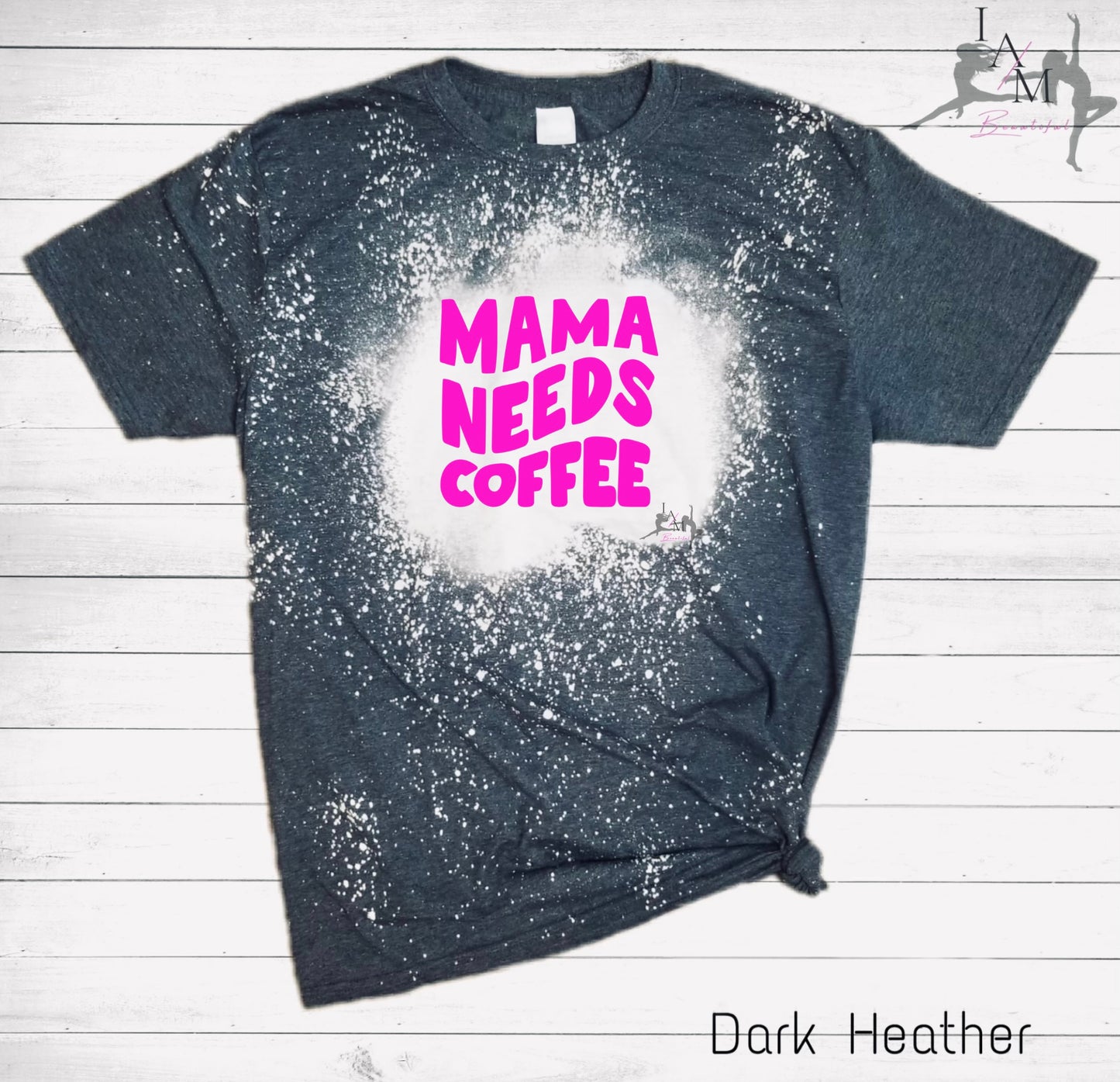 Mama Needs Coffee Tee (pink)