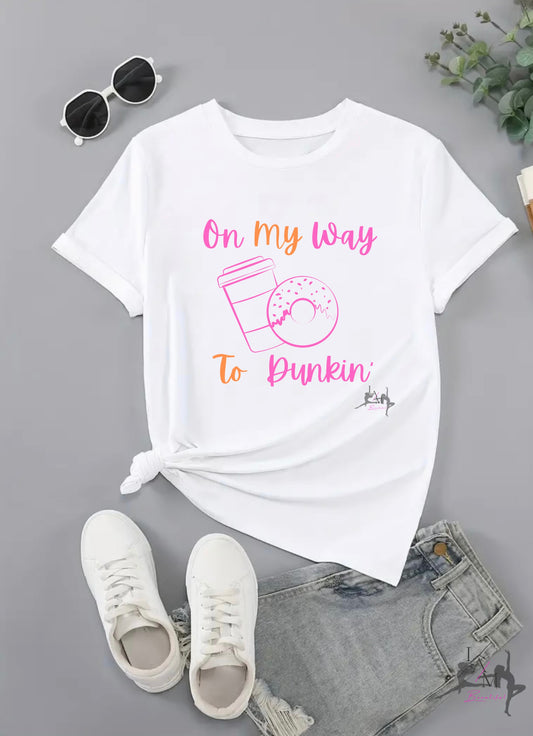 On My Way To Dunkin’ Tee
