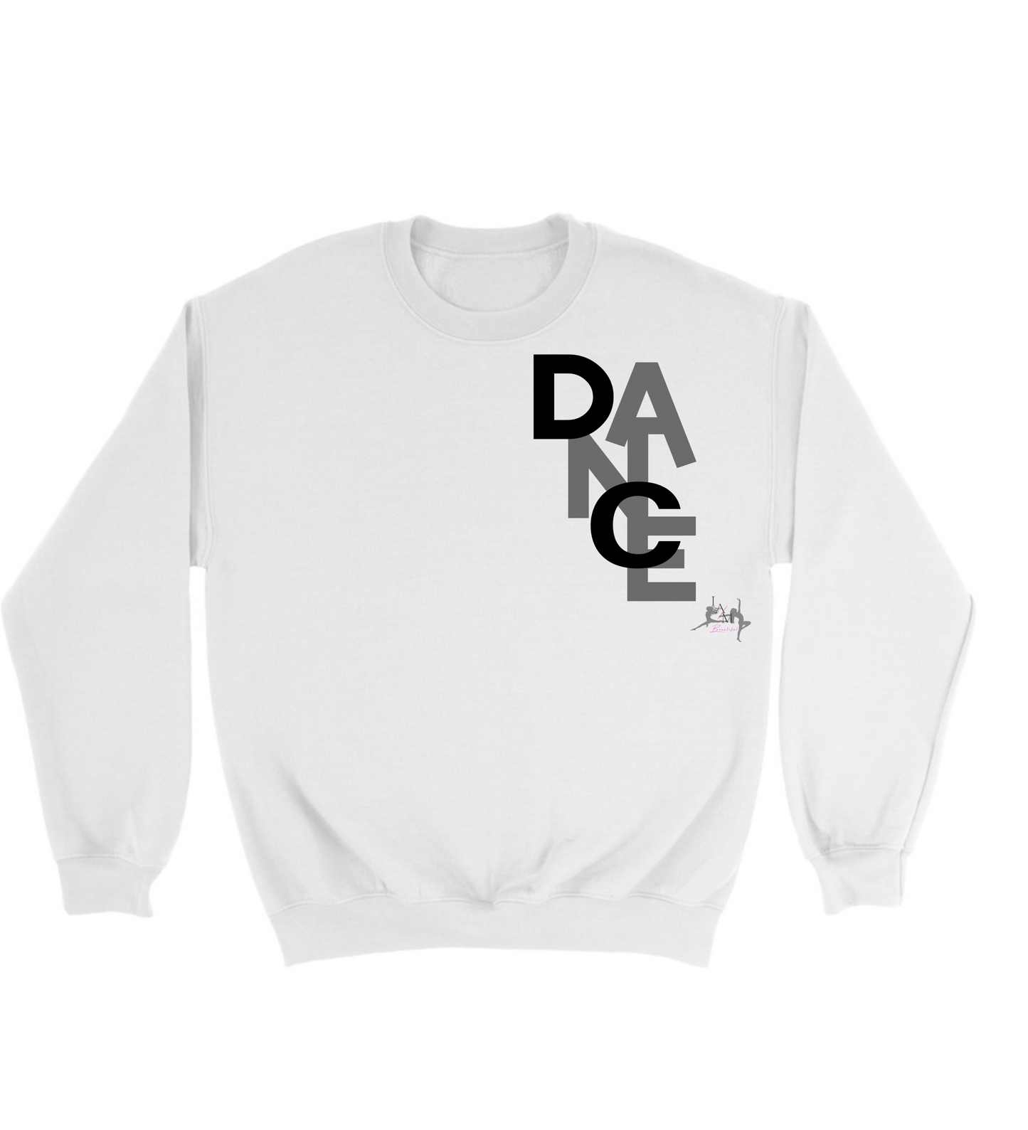 DANCE sweatshirt (grey & white)