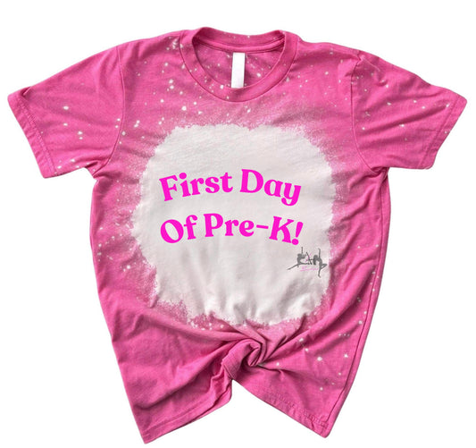 First Day of Pre-K (pink & blue available)