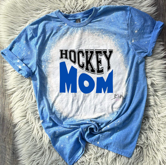 Hockey Mom (Blue Tee)