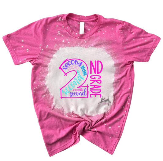2nd Grade Tee (Pink & Blue)