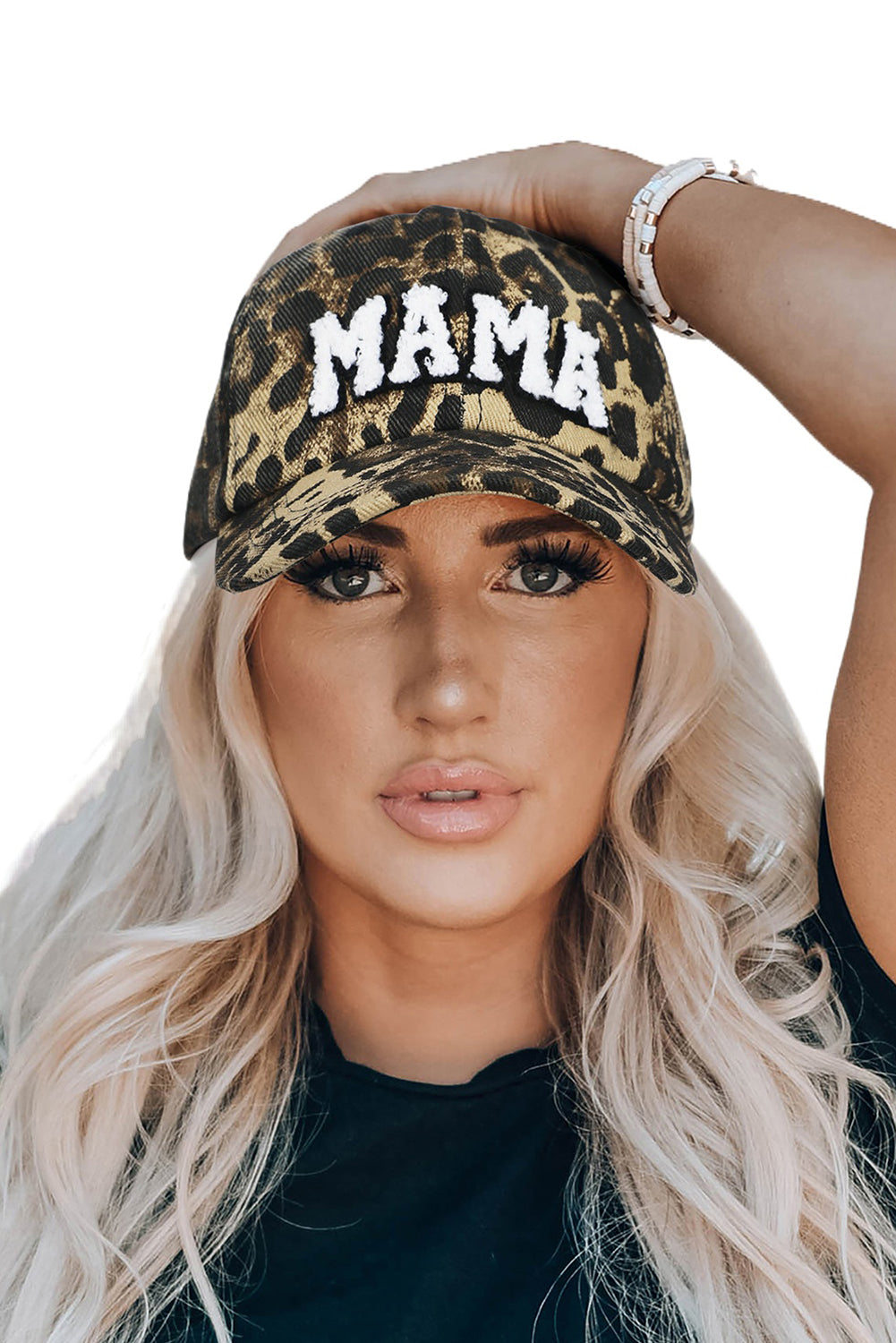 Leopard MAMA Embroidered Baseball Cap