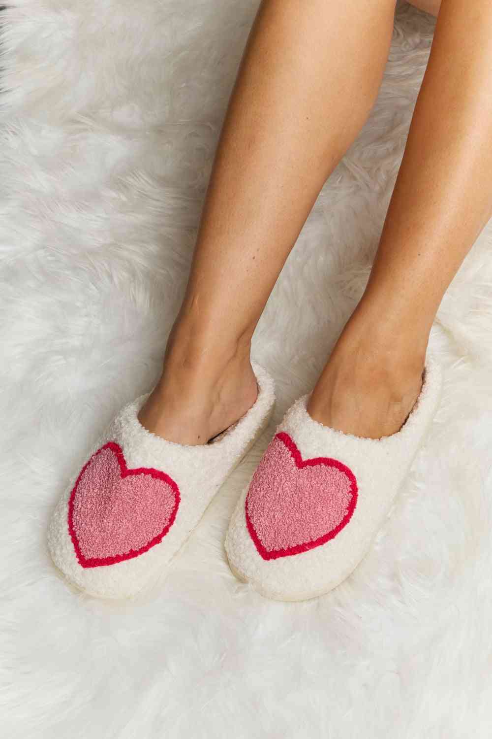 Printed Plush Slide Slippers (Multiple Designs)