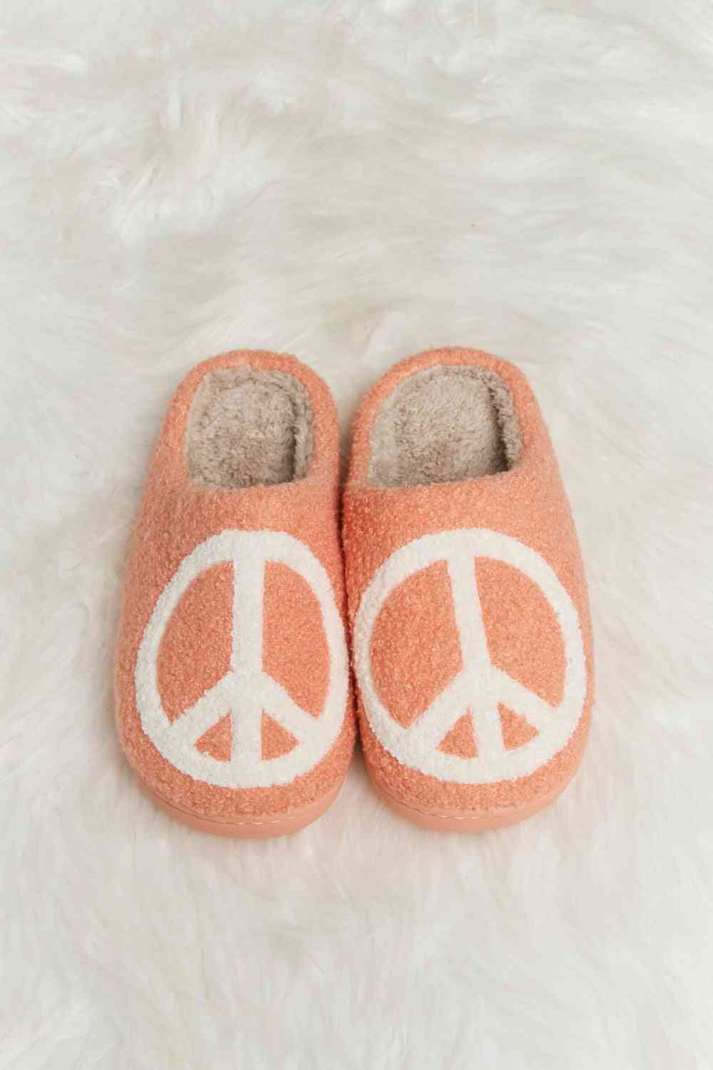 Printed Plush Slide Slippers (Multiple Designs)