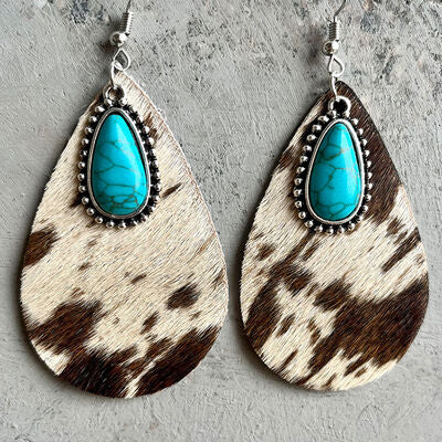 Turquoise Teardrop Earrings